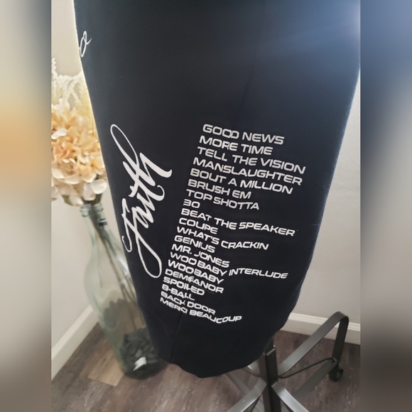 Pop smoke x vlone faith hoodie Size L NEW NO TAG - Picture 5 of 8